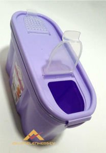 GOLDEX 2 LİTRE ÇİFT KAPAKLI PRATİK ERZAK KABI