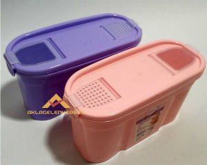 GOLDEX 2 LİTRE ÇİFT KAPAKLI PRATİK ERZAK KABI