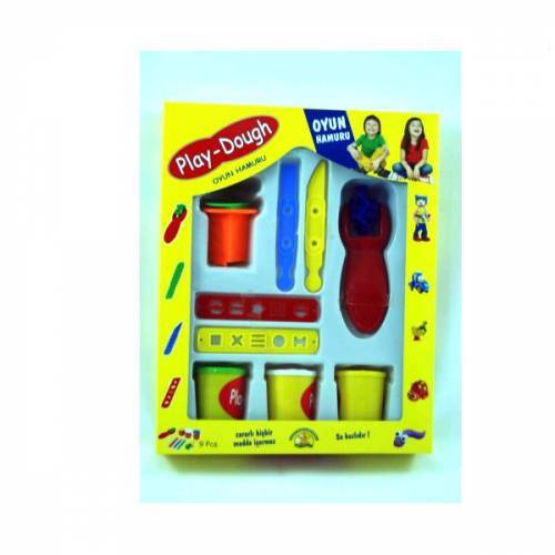 Play Dough 3 Farklı Renkli Oyun Hamuru Ern-008 Eğitici Ve Öğretci