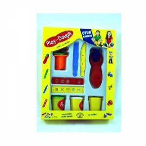 Play Dough 3 Farklı Renkli Oyun Hamuru Ern-008 Eğitici Ve Öğretci