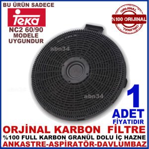 TEKA ANKASTRE DAVLUMBAZ FİLTRESİ Teka NC2 60/90 Model Davlumbaz için Granül Karbonlu Filtre-1015