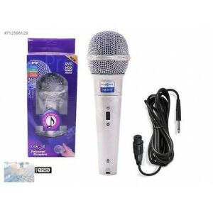 Technomax DVD -VCD Karaoke Mikrofonu üst düzey profesyonel Yüksek Ses  TM-2018 Kablolu 3metre