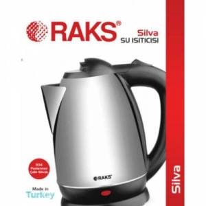 18/10 Paslanmaz Çelik Ketıl,304 Kalite RAKS Silva Kettle Gizli Resistans 2 yıl Garantili Su Isıtıcı