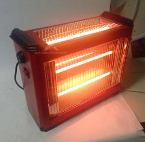 1800 WATT GÜCÜNDE 2+1 3 ÇUBUKLU ELEKTRİKLİ ŞÖMİNE TİPİ YER SOBASI