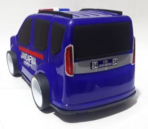 34,5x17,5x15,5cm Boyutunda Fonksiyonsuz Oyuncak Jandarma Aracı