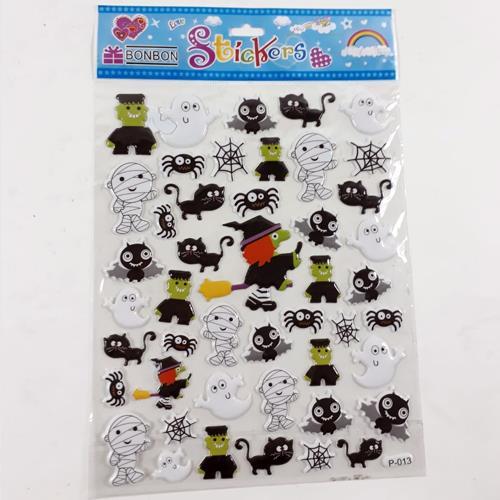 Sevimli Korku Serisi Emojiler Kabartmalı Yapışan Süper Kalite 