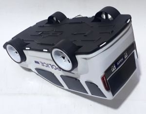 34,5x17,5x15,5cm Boyutunda Fonksiyonsuz Oyuncak Polis Aracı