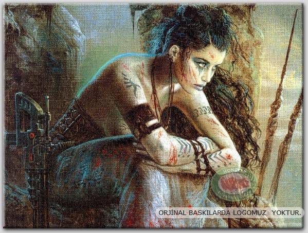 100x70cm ÇERÇEVELİ CANVAS TABLO FANTASY C001 673