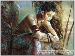 100x70cm ÇERÇEVELİ CANVAS TABLO FANTASY C001 673
