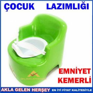 EMNİYET KEMERLİ LÜKS ÇOCUK PLASTİK LAZIMLIĞI