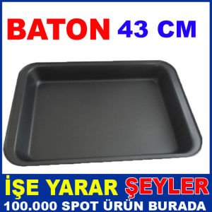 43x26 DİKDÖRTGEN BÜYÜK BOY TEFLON FIRIN TEPSİSİ
