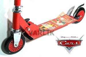 LİSANSLI ARABALAR ŞİMŞEK McQueen 2 TEKERLEKLİ ALÜMİNYUM SCOOTER K
