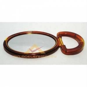 Ayaklı Güzellik Aynası,Büyük Boy Oval Model Çift Taraflı Büyüteçli Makyaj Aynası