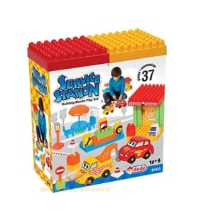 Ücretsiz Kargo DEDE 44 PARÇA SERVİS İSTASYONU EĞİTİCİ LEGO SETİ