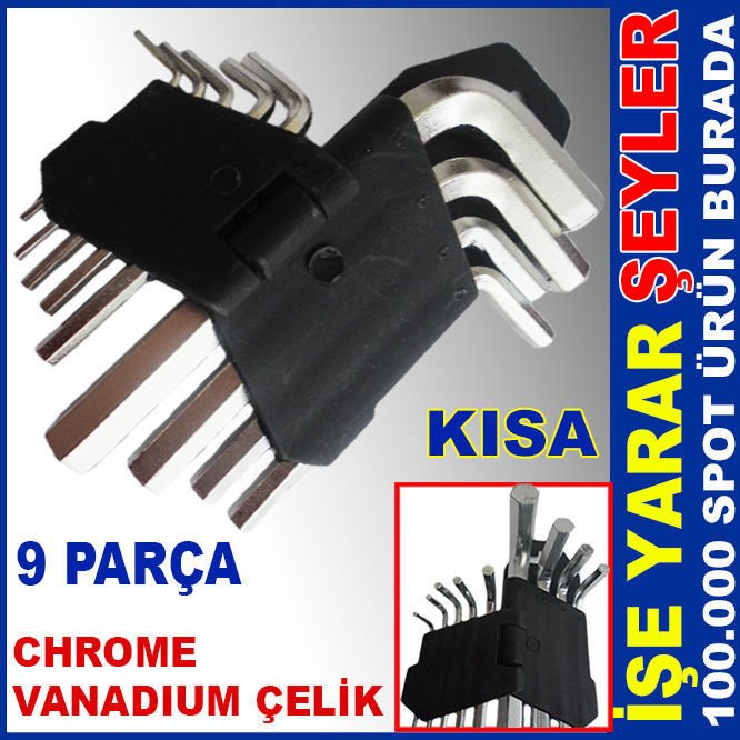 9 PARÇA ALTIGEN ÇELİK KISA ALYAN TAKIMI -2