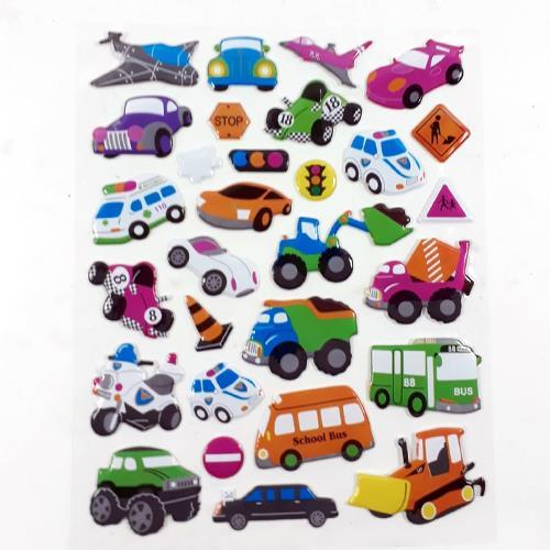 Araçlar  Stickerlar Serisi Kabartmalı Yapışan Süper Kalite