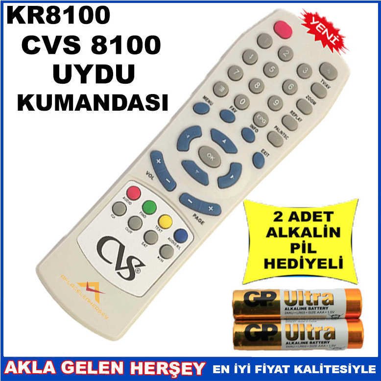 CSV 8100 UYDU CİHAZI Receiver KUMANDASI KR8100