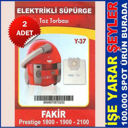 2 ADET FAKİR ELEKTRİKLİ SÜPÜRGE TOZ TORBASI
