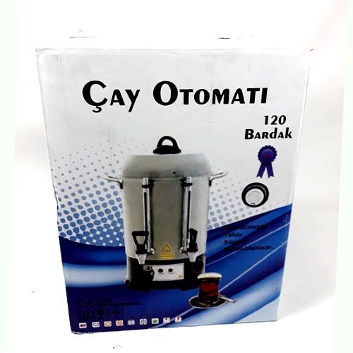 304 Kalite Pazlanmaz Çelik Çay Otomatı 120 Bardak Çay Matik