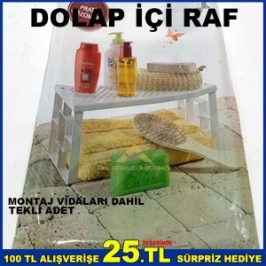 HER TÜRLÜ DOLAP İÇİNDE KULLANABİLECEĞİNİZ NEME DAYANIKLI MONTAJI