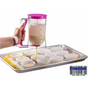 Batter Dispenser Ölçekli Otomatik Hamur Dağıtıcı Pasta-Kek Süsleyici Kolay Pancake Yapma Makinesii