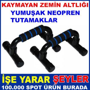 AVESSA ZEMİNDE KAYMAYAN PUSH UP BAR ŞINAV ALETİ