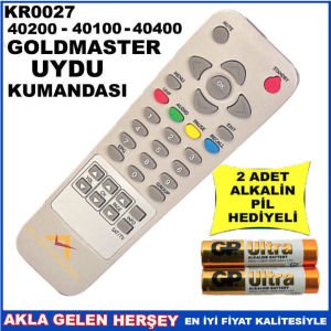 GOLDMASTER UYDU CİHAZI Receiver KUMANDASI KR0027