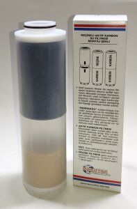 Tekli BerrakSu Filtresi Reçine+Karbon Tek Tüpte Her Berrak Su Modeline Uyan Su Arıtma Cihaz Filtresi