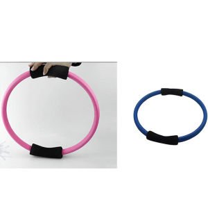 Pilates Yüzük 40cm Sihirli Çemberler Çift Sap Tutucu Yoga Pilates Egzersiz Alıştırmaları -2