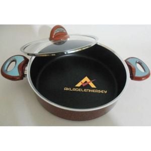 28 Cm Yapışmaz Granit İç Yüzeyli Derin Tencere Kalite