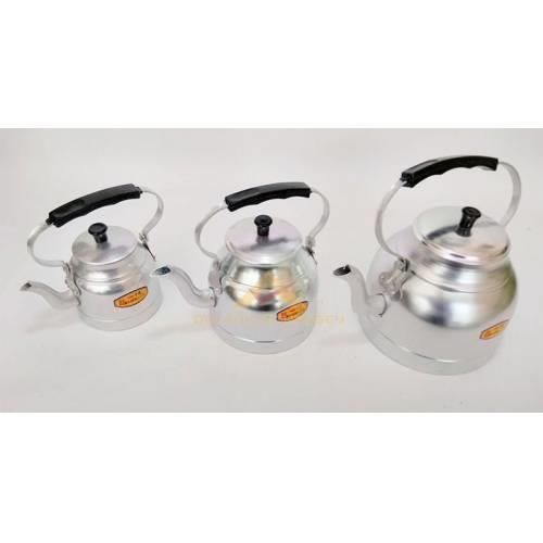 Klasik Alüminyum Çaydanlık 1lt Eloksallı Tek Alt