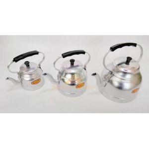 Klasik Alüminyum Çaydanlık 1lt Eloksallı Tek Alt