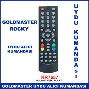Goldmaster Rocky Uydu Alıcı Kumandası KR7657 - Uydu Cihazı Kumandası