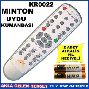 MINTON UYDU CİHAZI Receiver KUMANDASI KR0022