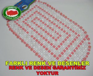 Kaydırmayan Vantuzlu Silikon Banyo Paspası 67x39