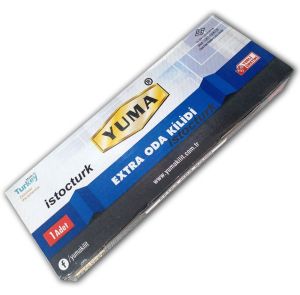 Yuma Kilit Extra Oda Kapısı Kilidi 35 mm TSE garantili Çelik Gövde Güvenli Ev içi Oda,Banyo,Wc için