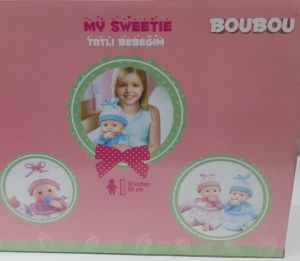 BouBou Tulumlu Konuşan Bebek Biberonlu Benim Tatlı Bebeğim BouBou Konuşan Bebek Biberonlu Bebek