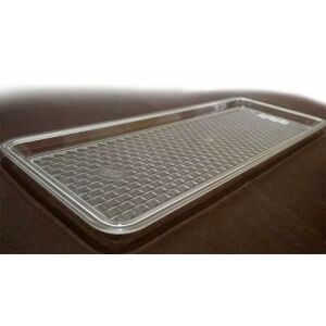 33x12cm Kırılmaz Şeffaf Akrilik Servis Tepsisi