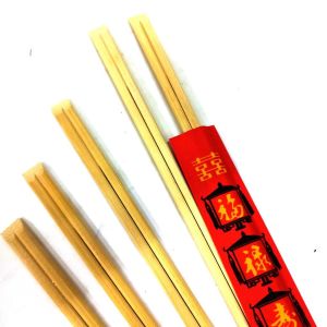 24 cm Bambu Chopstick Çin Çubukları Japon Çubukları 5 Çift Yemek Çubuğu