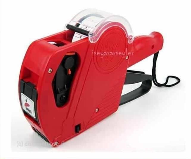 Max Fiyat Etiket Makinası Yedek Kartuşlu 8 Haneli Meto Makinesi