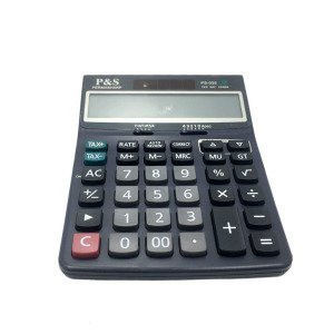 Güneş Enerjili+Pilli Büyük Boy 12 Haneli Hafızalı Hesap Makinesi Permasharp PS-035