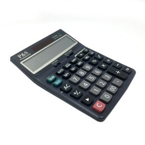 Güneş Enerjili+Pilli Büyük Boy 12 Haneli Hafızalı Hesap Makinesi Permasharp PS-035