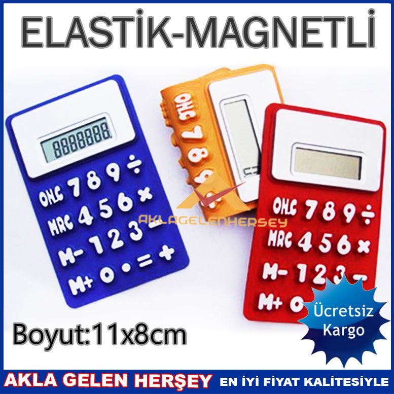 KATLANABİLİR GÜNEŞ TAKVİYELİ HESAP MAKİNESİ KD