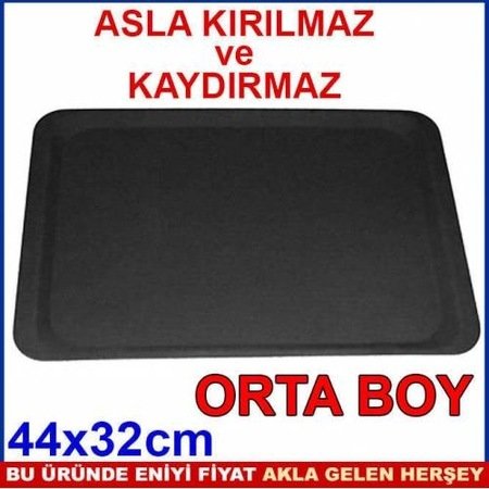 ORTA BOY KIRILMAZ KAYDIRMAZ 44cm SERVİS TEPSİSİ