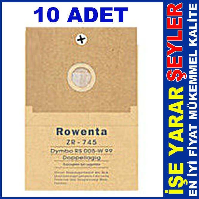 ROWENTA 011 S MODEL 10 ADET SÜPÜRGE TOZ TORBASI