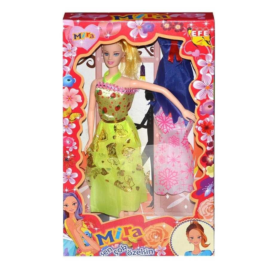 Mira Bebek Oyuncak Kıyafet Giydirilebillir.3 Parça Kıyafet  Oyuncak Bebek Mira