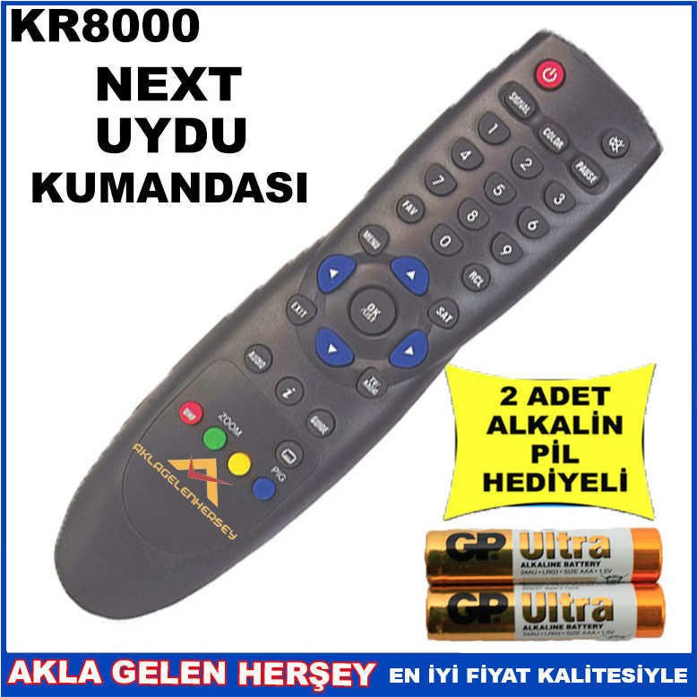 NEXT UYDU CİHAZI Receiver KUMANDASI KR8000