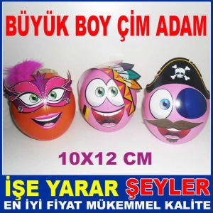 10X12CM 3 FARKLI KARAKTERLİ BÜYÜK BOY ÇİM ADAM