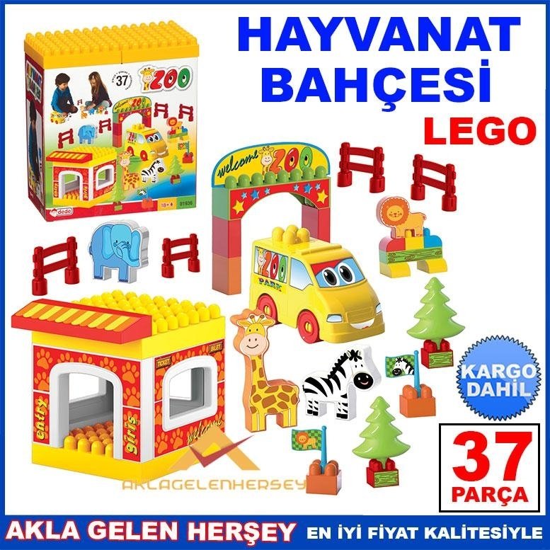 DEDE 37 PARÇA EĞİTİCİ HAYVANAT BAHÇESİ LEGO SETİ