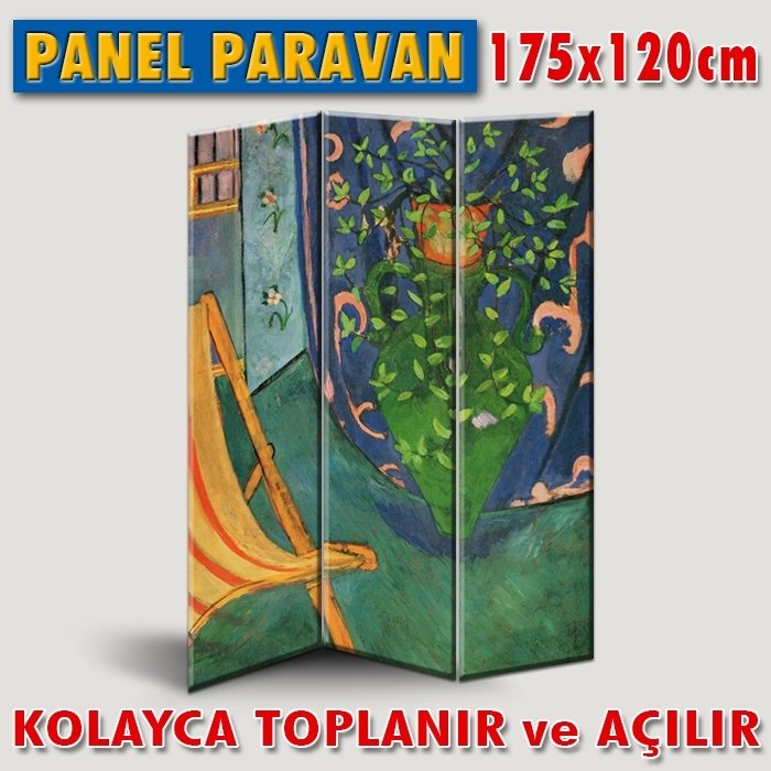 GÖRSELLİ KATLANIR PANEL BÖLME SİSTEMİ - MATISSE-KÖŞE DÜKKAN